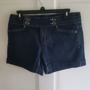White House Black Market denim shorts sz 4
